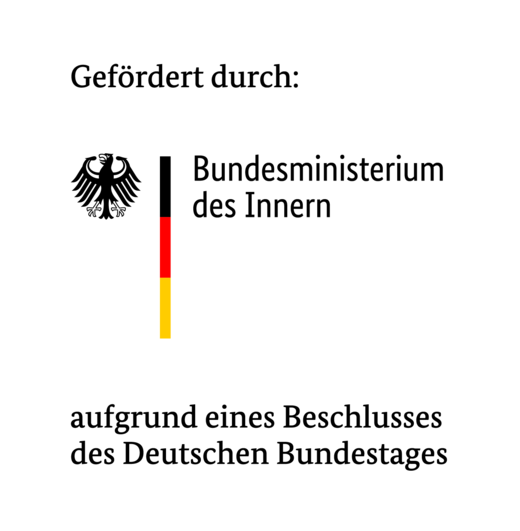 Förderlogo Bundesministerium des Innern